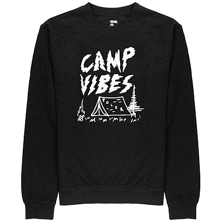 Poler Smokey Crew, 2XL, Black, 213APM2502-Black-XXL