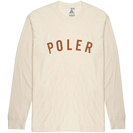 Poler State LS Shirts, Small, Natural, 214APM2202-Natural-S