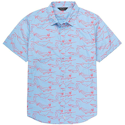 Poler The Ned Shirt, Small, Ocean, 211APM3001-Ocean-S