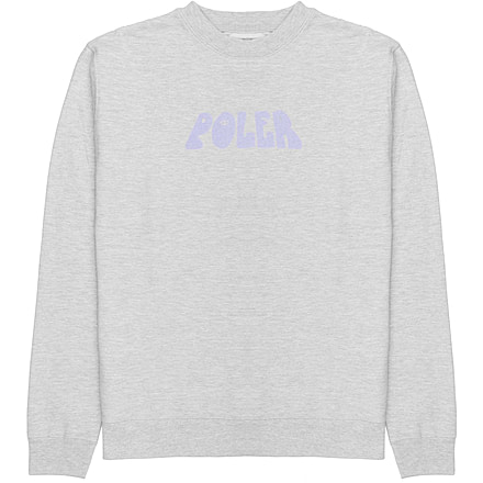 Poler Title Crew, 2XL, Grey Heather, 222APM2502-Grey Heather-XXL