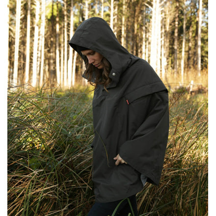 Poler Willow Poncho-Black