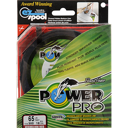 Power Pro 65 X 300 Yd Vermilion Red 051633