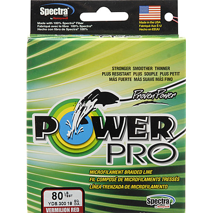 Power Pro 80 X 300Yd Vrmln Red 051634