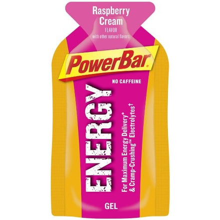 PowerBar PowerGel Raspberry Cream Energy Gel-24 Pack
