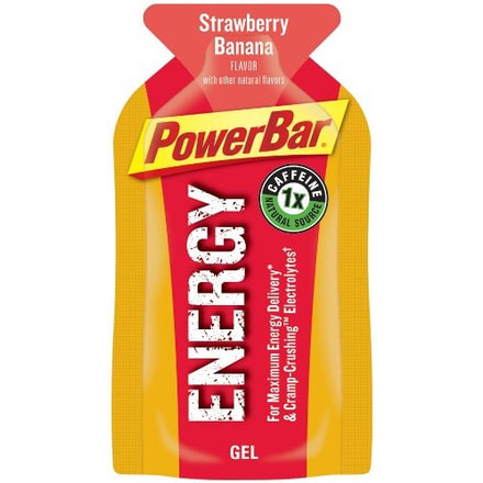 PowerBar PowerGel Strawberry Banana Energy Gel-24 Pack