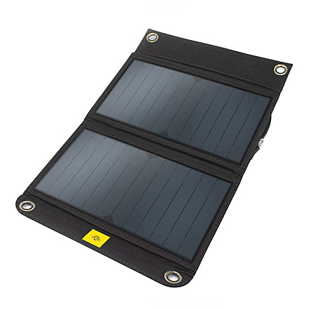 PowerTraveller Kestrel 40 Solar Charger w/ Integrated Battery, Black, One Size, PTL-KSK040