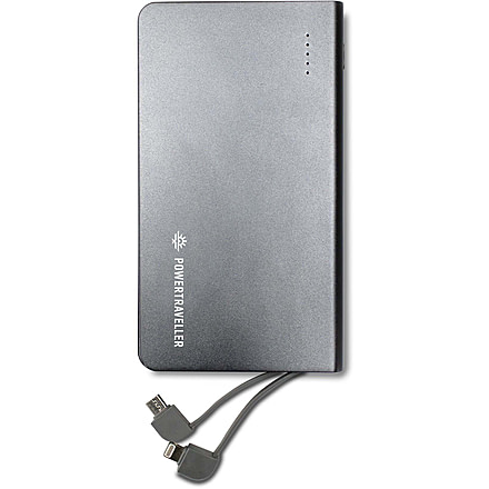 PowerTraveller Swift 40 10000Mah Power Pack w/ Integrated Cables, Black, One Size, PTL-SFT040