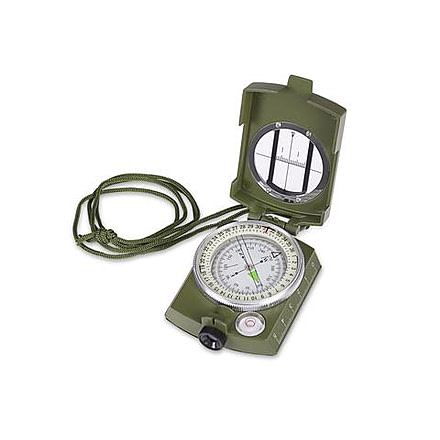 USED Praktica Travel and Hiking Compass, Green, 85mm L x 65mm W x 30mm H, TCM01G, EDEMO1