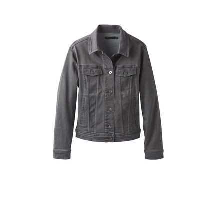 prAna Abbot Jacket - Womens, Grey Denim, Large, W21190808-GYDE-L