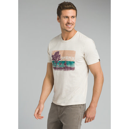 prAna Aggler Everyday T-Shirt - Men's, Weathered Beige Heather, Large, M13181433-WGHT-L