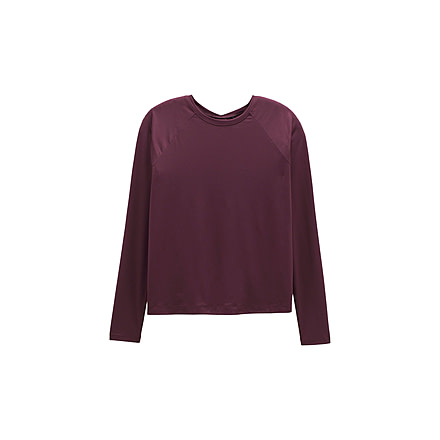 prAna Alpenglow Long Sleeve - Womens, Mulberry, Large, 1967571-500-L