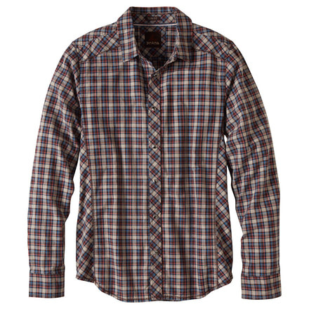 prAna Archer Long Sleeve Shirt - Men's-Dark Khaki-Small