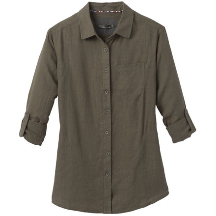 prAna Aster Tunic - Womens, Rye Green, Extra Large, W23190952-RYGR-XL