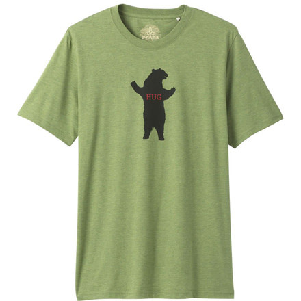 prAna Bear Squeeze Journeyman Tee - Mens, Matcha Heather, Medium, M13191530-MCHT-M