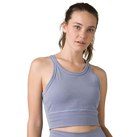 prAna Becksa Bralette - Womens, Morning Glory Heather, XS, 1970491-500-XS