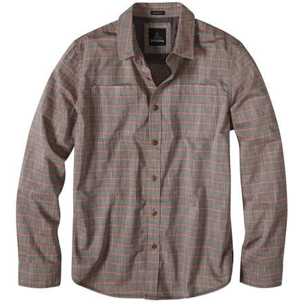prAna Bergamont Slim Shirt - Men's -Fireball-X-Large
