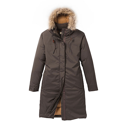 prAna Betania Long Jacket - Women's, Medium, Black Olive, 1962321-301-M