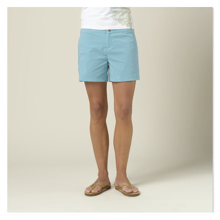 prAna Bliss Shorts - Women's-Blue-Medium