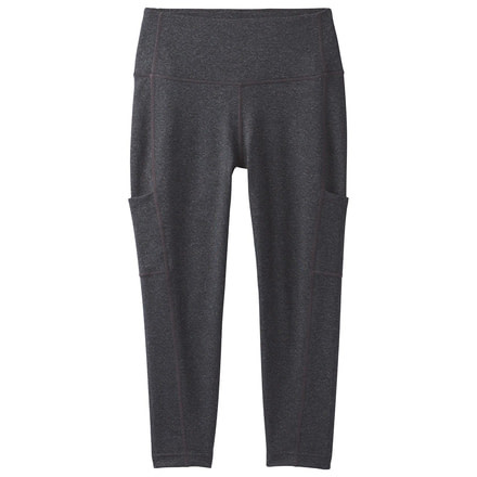 prAna Borra Pocket Capri Womens, Charcoal Heather, Large, W41180319-CCHT-L