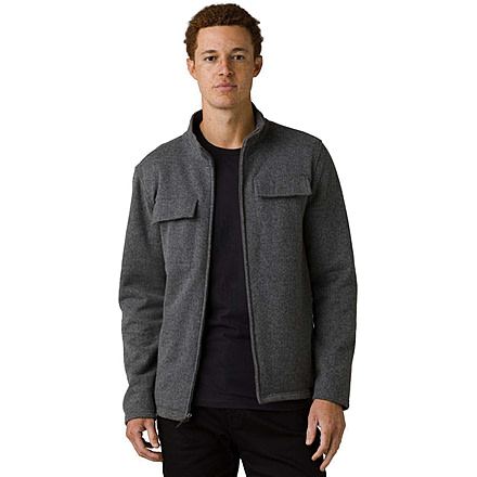 prAna Brookland Sweater Jacket, Gravel, Medium, 1964591-020-ST-M