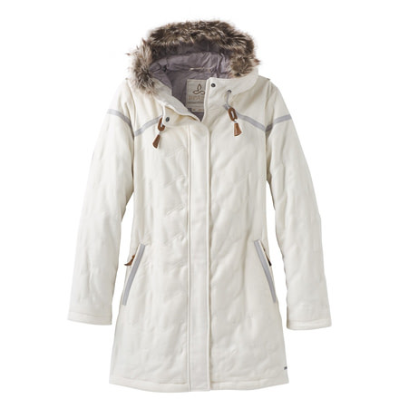 prAna Calla Long Jacket - Women's, Bone, Large, W23180565-BON-L