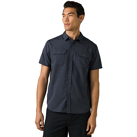 prAna Cayman Shirt - Mens, Charcoal, M, 1969721-020-ST-M