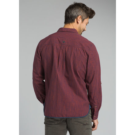 prAna Chapland Long Sleeve Shirt - Men's, Mulled Wine, Medium, M23181368-MUWI-M