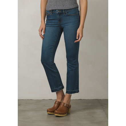prAna Cia Cropped Flare Jean - Women's, Antique Blue, 0, W41180430-ANBL-0