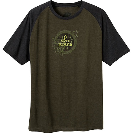 prAna Cliff T-Shirt - Men's-Dark Olive-Small