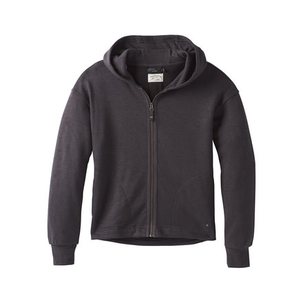prAna Cozy Up Zip Up Jacket - Womens, Charcoal Heather, XSmall, W23180581-CCHT-XS