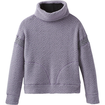 prAna Crestland Pullover - Womens, Moonstone Heather, Large, W23180548-MSHT-L