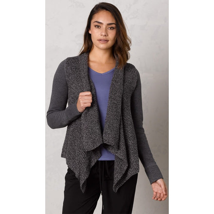 prAna Demure Cardigan-Charcoal-Large