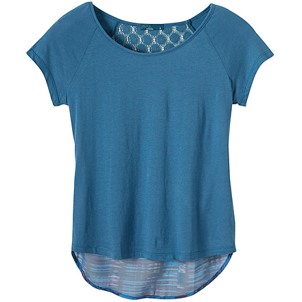 prAna Dina Top - Women's -Blue Ash-Medium