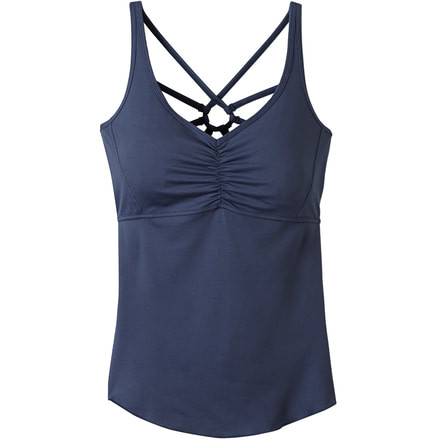 prAna Dreaming Top - Women's-Gray Indigo-Large