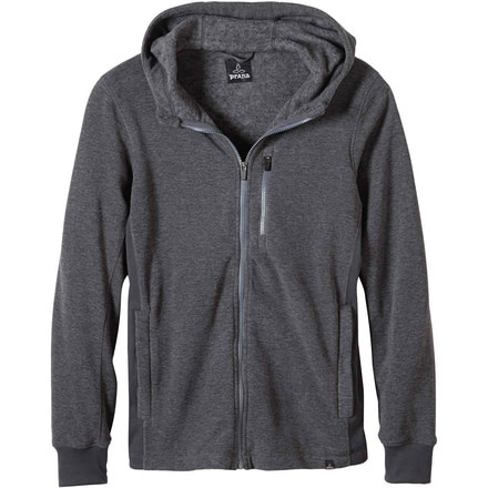 prAna Drey Full Zip Jacket - Men's -Coal-Medium