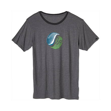 prAna Earth Tee - Men's-Charcoal-Small