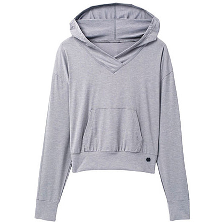 prAna Eileen Hoodie - Womens, Heather Grey, Large, 1968261-020-L