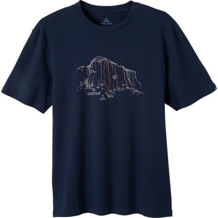 prAna El Capitan T-Shirt - Men's-Navy-Small