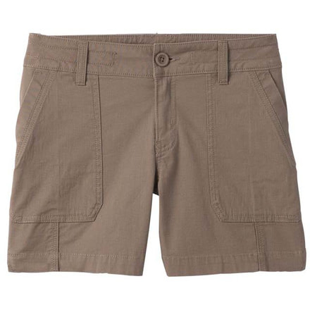 prAna Elle Short - Womens, Mud, 8, 3 in, 3 in, W3120SH42-MUD-8