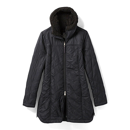 prAna Esla Coat - Womens, Black, Small, 1962151-001-S