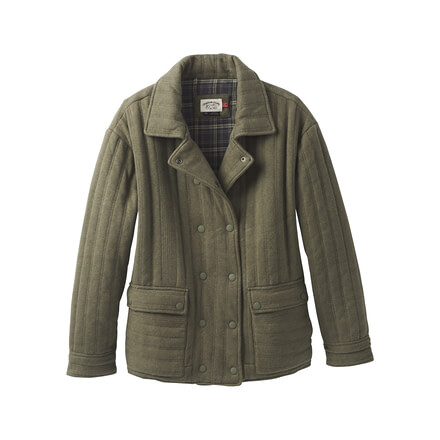 prAna Exposition Jacket - Women's, Cargo Green Heather, Large, W23180542-CGHT-L