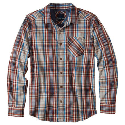 prAna Fletcher Long Sleeve Shirt - Men's-Stream-Small