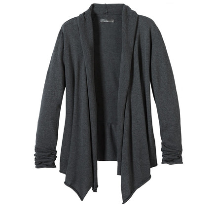 prAna Georgia Wrap - Women's -Charcoal-Clearance-X-Large