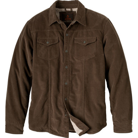 prAna Gomez Corduroy Shirt - Men's-Mud-Small