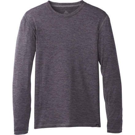 prAna Hardesty Long Sleeve Tee - Men's-Gravel-Small