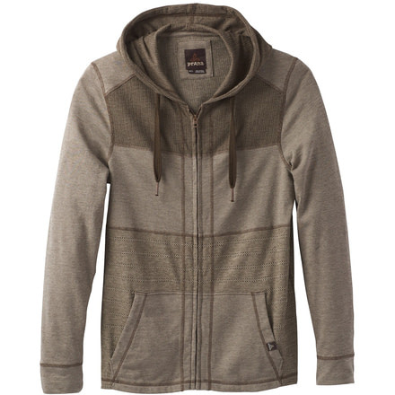 prAna Introit Full Zip Hoody - Men's-Brown-X-Large