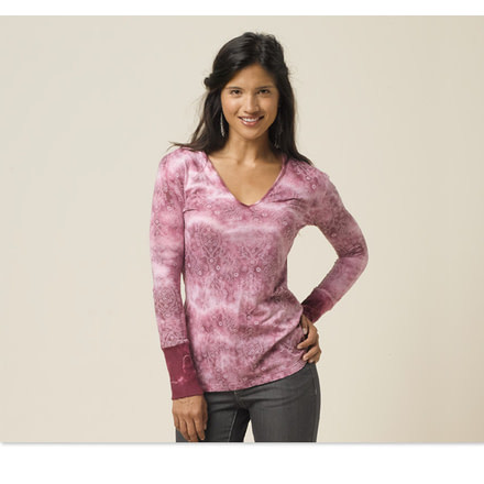 prAna Julz Hoodie Top - Women's-Turquoise-Small
