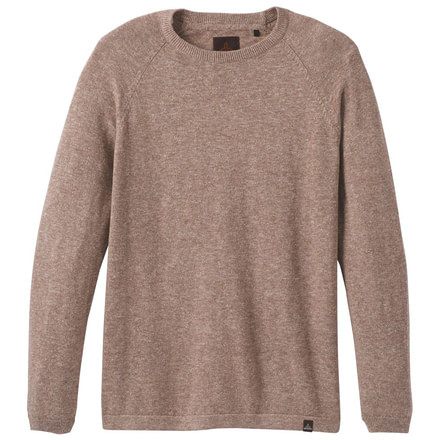prAna Kaola Crew Sweater - Mens, Sepia Heather, Extra Large, M21191398-ZEHT-XL