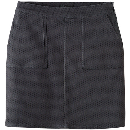 prAna Kara Skirt - Women's-Charcoal Dots-2