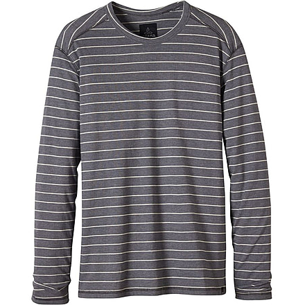 prAna Keller Long Sleeve Crew - Men's-Black-Small